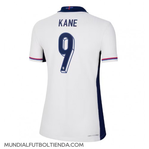 Camiseta Inglaterra Harry Kane #9 Primera Equipación Replica Eurocopa 2024 para mujer mangas cortas